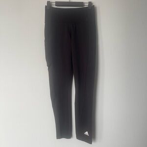 Adidas Climalite Black Leggings with Side Pocket